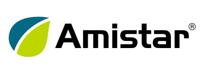 Amistar Logo on field of white