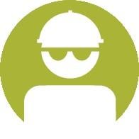 Person in Protective gear icon