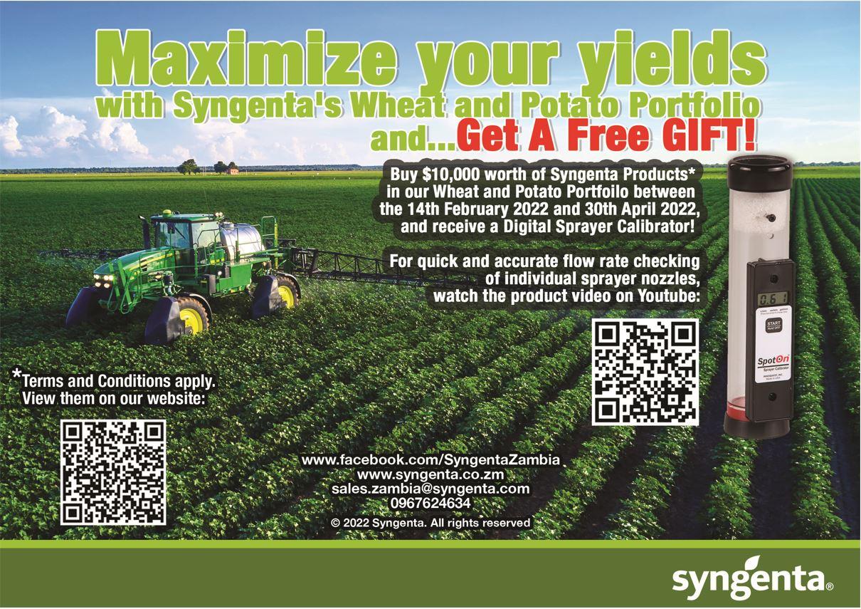 Promotional Flyer featuring Tractor in Field of cotton 